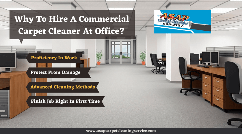 Why To Hire A Commercial Carpet Cleaner At Office