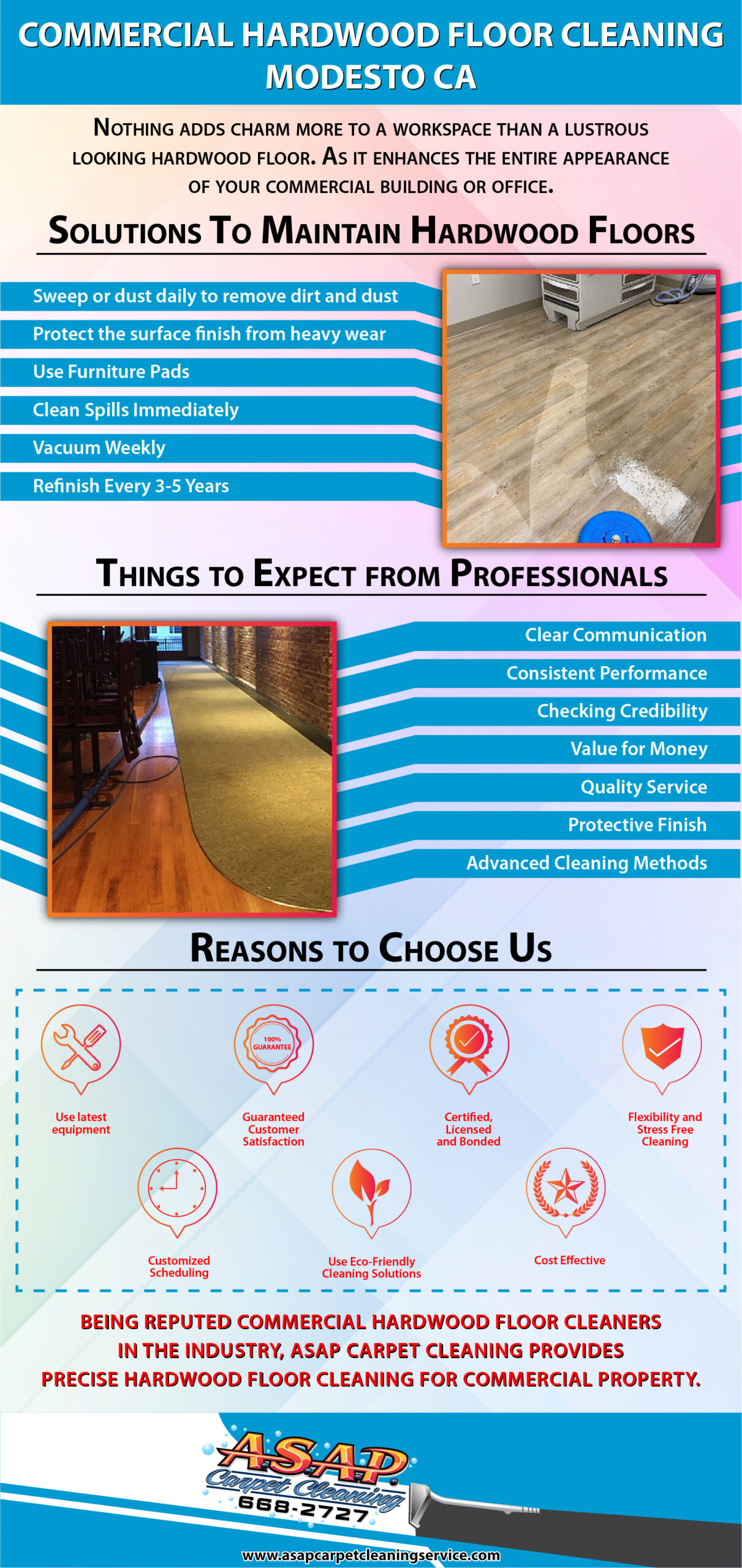 Commercial Hardwood Floor Cleaning Modesto CA
